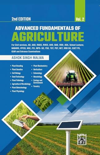 Advanced Fundamentals of Agriculture - Ashok Singh Malwa - Vol 1 and 2 - Combo Set of 2 Books - 2nd Edition - For 2026 Exams