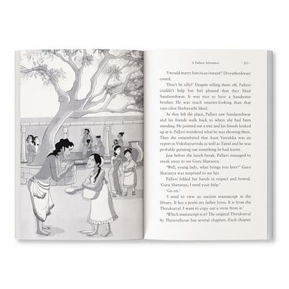 A Pallava Adventure (Girls of India Series): Historical Fiction Set in 7th Century Pallava Kingdom | Themes of Courage, Friendship, Family and Tamil Script | Ages 10+