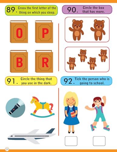 Brilliant Brain Activity Book for Kids Age 4–5 Years with Matching, Colouring, Counting & More | 88 Pages of Educational & Fun Activities for Early Learning