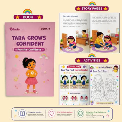 Kidureka The Tara & Kabir Story + Activity Series |10 Interactive Learning Books for Kids | Perfect for Ages 3–5 Years