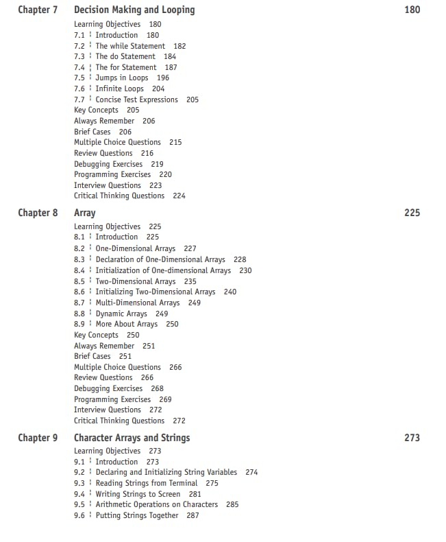Programming in ANSI C | 9th Edition | Balagurusamy