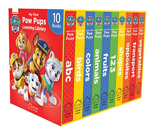 My First Paw Pups Learning Library: Boxset of 10 Board Books For Children