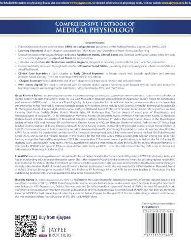 Comprehensive Textbook of Medical Physiology (2 Vol Set), 5/E for MBBS Students | Clinically Integrated Approach with 200+ Clinical Cases | Chapter Summaries, Mind Maps and PYQs via ConceptRx