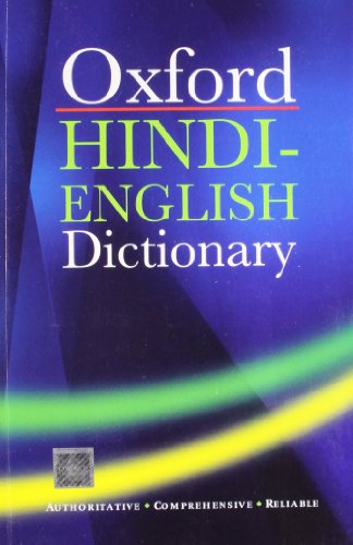 The Oxford Hindi-English Dictionary book cover