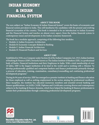 Macmillan Education Indian Economy & Indian Financial System | JAIIB Courseware | JAIIB 2026 updated Edition | JAIIB Exam preparation by IIBF (IIBF JAIIB Exam)