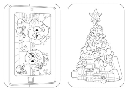 Bluey: Merry Christmas: A Colouring Book