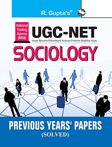 NTA-UGC-NET/JRF: Sociology (Paper I & Paper II) Previous Years' Papers (Solved) by RPH Editorial Board book cover
