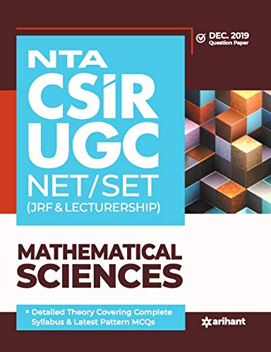 NTA UGC NET Mathematical Sciences 2020 book cover