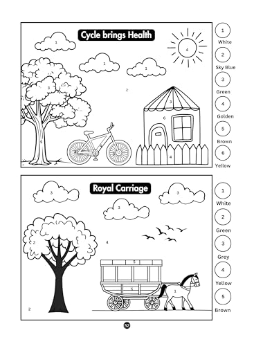 101 Doodle Colouring for Brilliant Kids - 5 to 7 Years Old - Number Coloring | Painting & Drawing Activity Book | Birthday Gifts for Kids, Boys & Girls, 5, 6, 7 Years