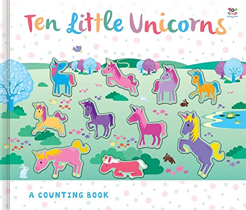 COUNTING TO TEN BOOKS: TEN LITTLE UNICORNS book cover
