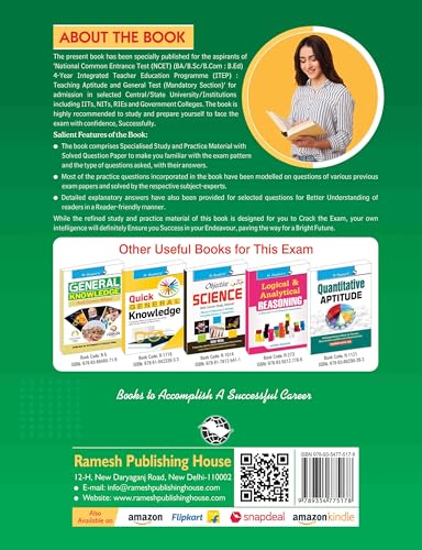 NCET: BA/B.Sc/B.Com–B.Ed (4-Year ITEP) Teaching Aptitude & General Test Guide (Mandatory Section)