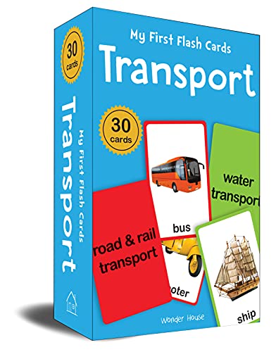 My First Flash Cards Transport : 30 Early Learning Flash Cards For Kids