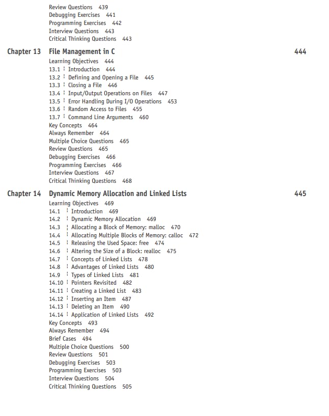Programming in ANSI C | 9th Edition | Balagurusamy