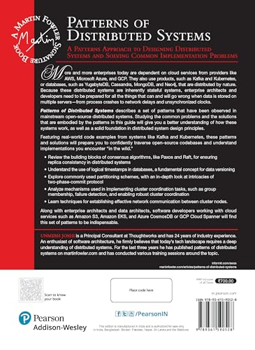 Patterns of Distributed Systems (A Patterns Approach To Designing Distributed System and Solving Common Implementation Problems), 1st Edition by Pearson