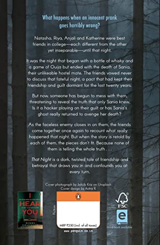 That Night: Four Friends. Twenty Years. One Haunting Secret. | A psychological thriller novel that revolves around haunting mysteries