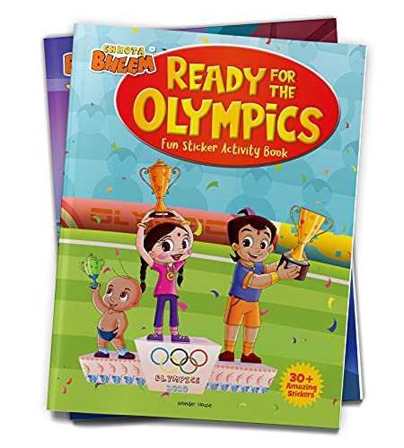 Chhota Bheem - Ready for the Olympics : Fun Sticker Activity Book book cover