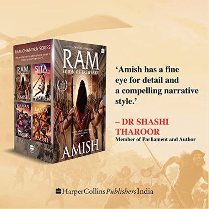 The Ram Chandra Series Boxset of 4 Books (Perfect Gift for this Festive Season) : Ram - Scion of Ikshvaku, Sita : Warrior of Mithila, Raavan : Enemy of Aryavarta, War of Lanka