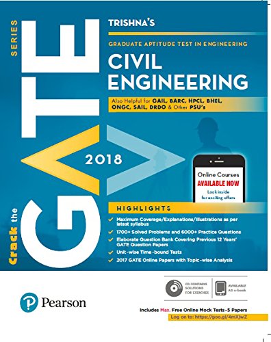 GATE 2018 Civil Engineering book cover