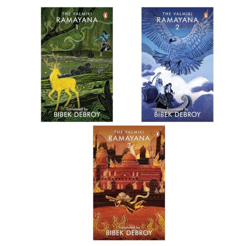 The Valmiki Ramayana: Premium Collectors' Edition | Bibek Debroy Translation of India's Timeless Mythology | The Epic of Lord Rama, Sita, Hanuman and the Battle Against Ravana: 1-3