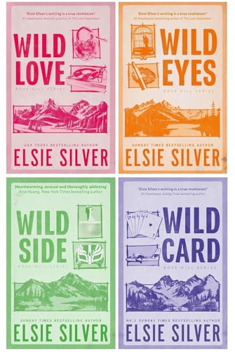 Rose Hill Series By Elsie Silver 4 Books Collection Set (Wild Love, Wild Eyes, Wild Side & Wild Card)
