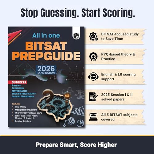 PW BITSAT Book 2026 – All In One BITSAT Prep Guide | PCM + English Proficiency & Logical Reasoning | Crisp Theory | Chapterwise PYQs | Most Probable MCQs & Question Bank [Paperback]