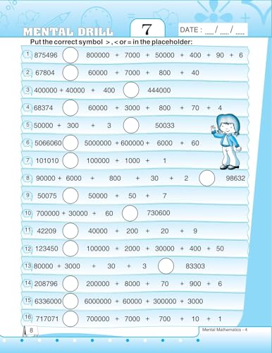 S Chand Mental Mathematics Class 4 (Mental Math) – Math Activity Book | Maths Olympiad | Kids Math Practice | Basic Math Learning | Fast & Speed Calculation Maths | Primary Mathematics for Kids | Olympiad Books For 2026-27 Exam
