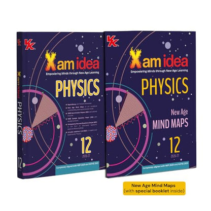 Xam idea Physics Class 12 – (CBSE 2026-27) | Mind Maps | Solved NCERT | Solved PYQs | MCQs, A-R, Case-based, VSA, SA, LA Questions | Solved 2026 CBSE Examination & Sample Papers