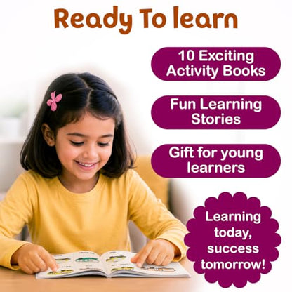 My First Learning Preschool Bag - Set of 10 Exciting Preschool Books