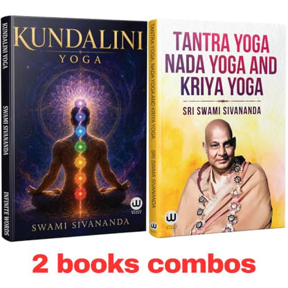 Kundalini Tantra Yoga Book in English | Tantra Yoga Nada Yoga And Kriya Yoga Combo Set Om Sri Swami Sivananda Books The Serpent Power On Chakra Healing Asana Pranayama Mudra Bandha By Spiritual Hatha