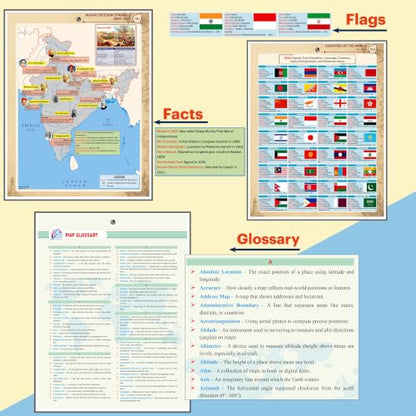 PW Informative Atlas - India & World | Physical, Political, Regional & Thematic Maps | For School Students, UPSC, State PSC & Other Competitive Exams | English Edition with Detailed Maps | Atlas Book