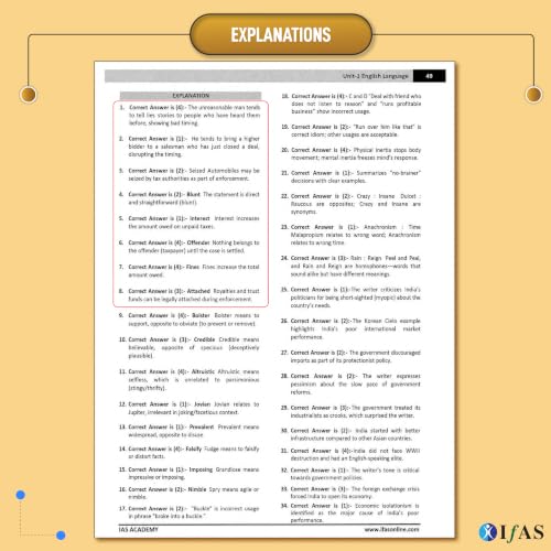 CLAT UG Books for Preparation 2027 | 12 Years (2015-2026) Previous Year Solved Papers with Detailed Solutions | CLAT Books for Preparation 2027 for CLAT UG & Law Entrance Exams | IFAS