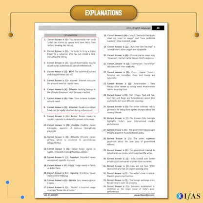CLAT UG Books for Preparation 2027 | 12 Years (2015-2026) Previous Year Solved Papers with Detailed Solutions | CLAT Books for Preparation 2027 for CLAT UG & Law Entrance Exams | IFAS