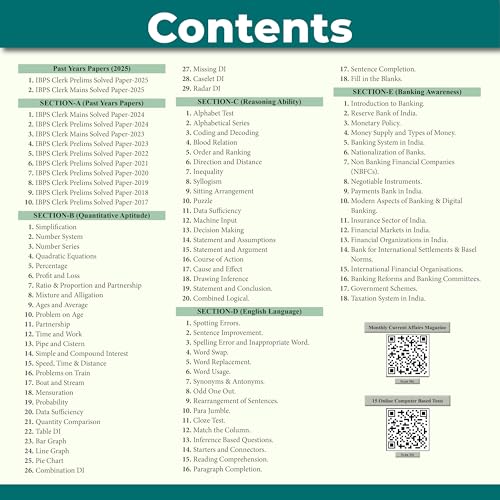 PW All in One IBPS Clerk 2026 Book Prelims & Mains Exams | Chapterwise Theory and Exercises | 12 Previous Year Solved Papers PYQ Till Oct 2025 and 15 Online CBT Tests English Edition