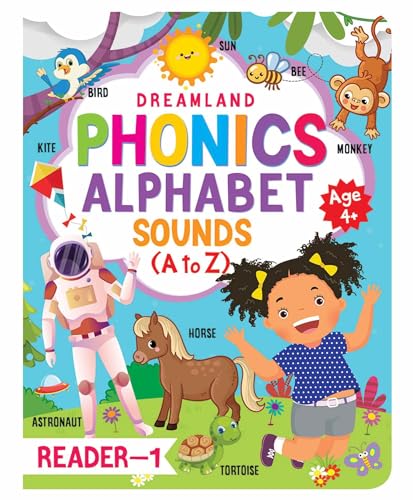 Phonics Reader Book 1 for Kids Age 3–10 | Learn Alphabet Sounds A–Z with Fun Activities | Early Reading Practice for Preschool, Kindergarten & Primary School | Colourful Illustrations & Simple Language for Beginners