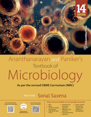 Ananthanarayan and Paniker’s Textbook of Microbiology, 14th Edition