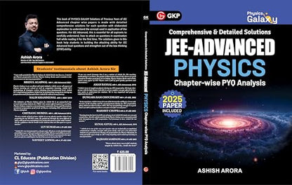 Physics Galaxy JEE Advanced Physics 2026 | Chapter-Wise PYQ with Detailed Solutions | Exam Trend Analysis | 2025 Paper Included | By Ashish Arora| GKP