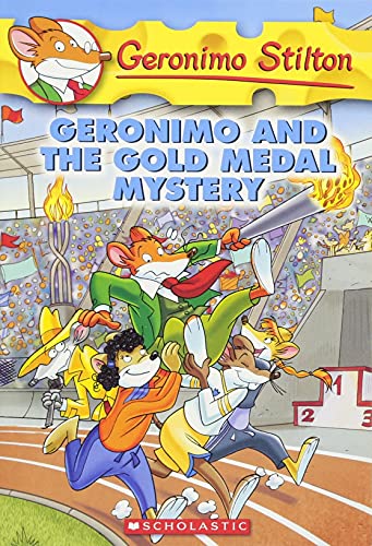 GERONIMO STILTON #33 GERONIMO AND THE GOLD MEDAL MYSTERY book cover