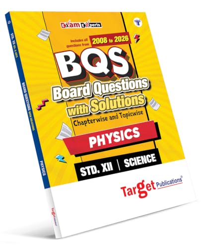 Std 12 Science Board Chapter Wise Questions with Solutions for 2027 Exam | Physics HSC Topic Wise Board Question Bank (2008 to 2026) Maharashtra Board (Exam Experts)