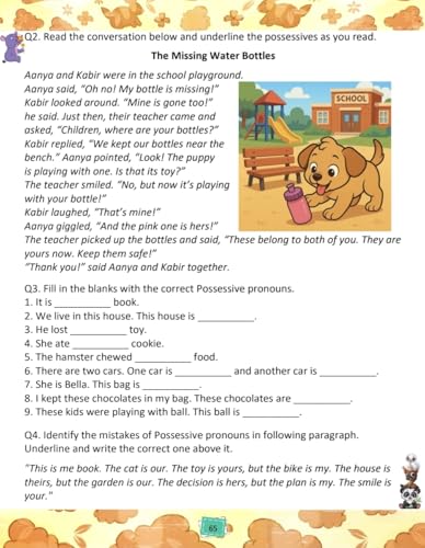 Class 2 English Grammar and Composition Book 2026 CBSE ICSE full syllabus with reading comprehensions Worksheets by Mathsninjas Bookland