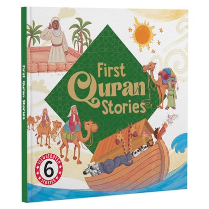 First Quran Stories: 6-in-1 illustrated Islamic Story Book for Kids| Prophets' Tales of Faith, Courage & Allah's Teachings| Ages 5+| [Select Learning]