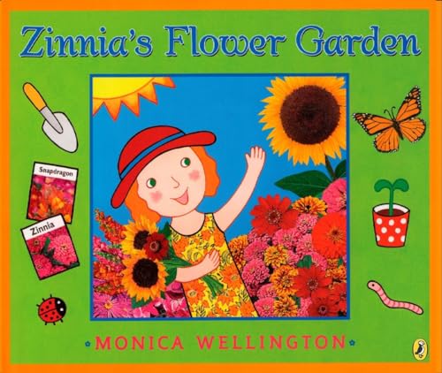 Zinnias Flower Garden book cover