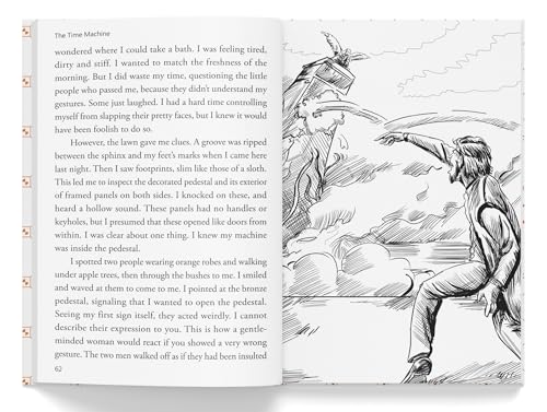 Time Machine: Illustrated Abridged Children Classics English Novel With Review Questions(Hardback)