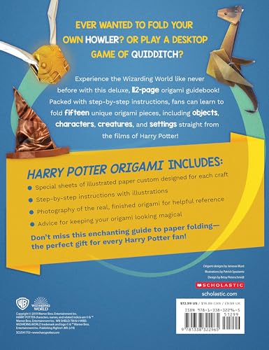Harry Potter Origami: Fifteen Paper-Folding Projects Straight from the Wizarding World! (Harry Potter)