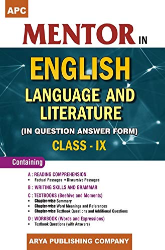 APC Mentor in English Language and Literature Class- IX [Paperback] Subject Expert book cover