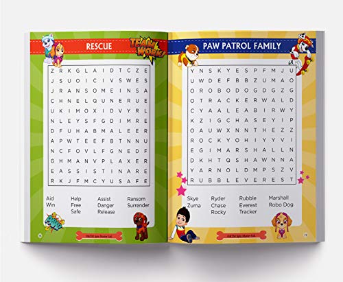 Paw Patrol Mission Paw – Word Search Activity Book | Fun Vocabulary & Puzzle Challenges For Kids | Ages 4–7 | Join The Adventure With Your Favorite Pups