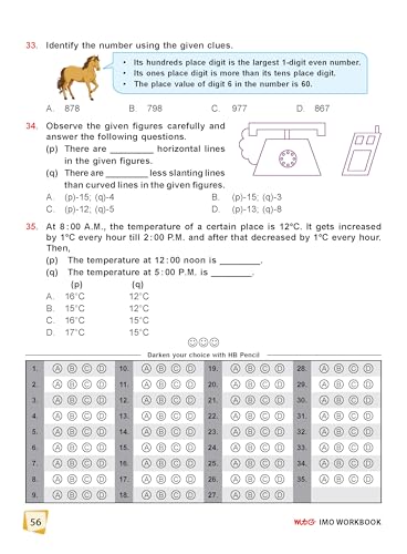 MTG International Mathematics Olympiad (IMO) Workbook Class 2 - Chapter-wise MCQs with Achievers Section - SOF Olympiad Books For 2026-27 Exam