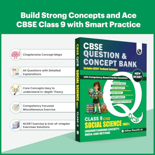PW CBSE New NCERT Class 9 Social Science 2026-27 Understanding Society: India and Beyond Question and Concept Bank By Aditya Kaushik Sir