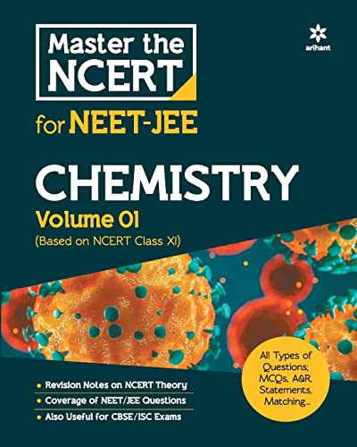 Master the NCERT for NEET and JEE Chemistry Vol 1 book cover