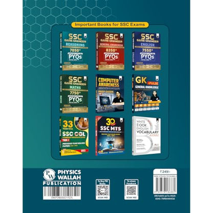 PW SSC CHSL (10+2) Previous Year Solved Papers Tier 1 & 2, English Medium (2026-18) | 20 Year-wise PYQs Till April 2026 | 2100+ Questions with Detailed Solutions