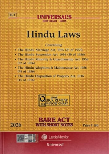 Universal’s Hindu laws Bare act ,2026